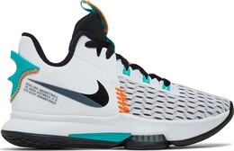 Кроссовки Nike LeBron Witness 5 'White Clear Jade', белый cq9380 100 | white
