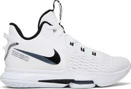 Кроссовки Nike LeBron Witness 5 EP 'White Black', белый cq9381 101 | white