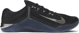 Кроссовки Nike Metcon 6 AMP 'Black Metallic Pewter', черный ct1241 001 | black