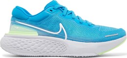 Кроссовки Nike ZoomX Invincible Run Flyknit 'Blue Orbit Lime Glow', синий ct2228 401 | blue
