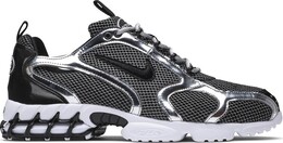 Кроссовки Nike Stussy x Air Zoom Spiridon Caged 2 'Pure Platinum', черный cu1854 001 | black