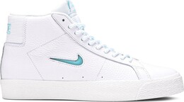 Кроссовки Nike Zoom Blazer Mid Premium SB 'White Glacier Ice Jewel', белый cu5283 100 | white