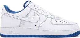 Кроссовки Nike Air Force 1 '07 'Contrast Stitch - White Game Royal', белый cv1724 101 | white