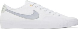 Кроссовки Nike Daan Van Der Linden x Blazer Court SB 'White Wolf Grey', белый cz5605 100 | white