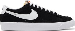 Кроссовки Nike Blazer Low '77 Suede 'Black White', черный da7254 001 | black