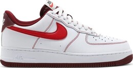 Кроссовки Nike Air Force 1 '07 'White University Red', белый da8478 101 | white