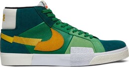 Кроссовки Nike Zoom Blazer Mid Premium SB 'Mosaic Pack - Aloe Verde', зеленый da8854 300 | green