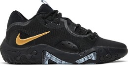 Кроссовки Nike PG 6 'Black Metallic Gold', черный dc1974 005 | black