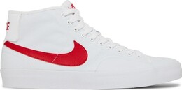 Кроссовки Nike Blazer Court Mid SB 'White University Red', белый dc8901 101 | white