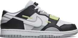 Кроссовки Nike Dunk Scrap 'Wolf Grey Light Lemon Twist', серый/черный/зеленый dc9723 001 | grey