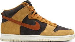 Кроссовки Nike Dunk High Premium 'Dark Curry', коричневый dd1401 200 | brown
