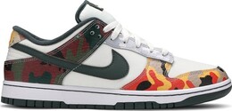 Кроссовки Nike Dunk Low SE 'Sail Multi-Camo', многоцветный dh0957 100 | multi-color