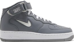 Кроссовки Nike Air Force 1 Mid Jewel QS 'NYC - Cool Grey', серый dh5622 001 | grey