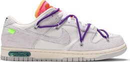 Кроссовки Nike Off-White x Dunk Low 'Lot 15 of 50', белый dj0950 101 | white