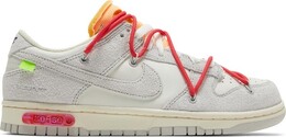 Кроссовки Nike Off-White x Dunk Low 'Lot 40 of 50', белый dj0950 103 | white