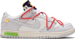 Кроссовки Nike Off-White x Dunk Low 'Lot 13 of 50', белый dj0950 110 | white