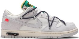 Кроссовки Nike Off-White x Dunk Low 'Lot 20 of 50', белый dj0950 115 | white