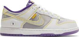 Кроссовки Nike Union LA x Dunk Low 'Passport Pack - Court Purple', белый dj9649 500 | white