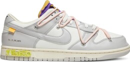 Кроссовки Nike Off-White x Dunk Low 'Lot 24 of 50', белый dm1602 119 | white
