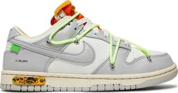 Кроссовки Nike Off-White x Dunk Low 'Lot 43 of 50', белый dm1602 128 | white