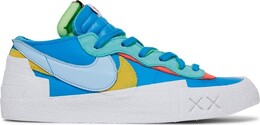 Кроссовки Nike KAWS x sacai x Blazer Low 'Neptune Blue', синий dm7901 400 | blue