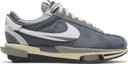 Кроссовки Nike sacai x Zoom Cortez SP 'Iron Grey', серый dq0581 001 | grey
