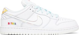 Кроссовки Nike Dunk Low SB 'Be True', белый dr4876 100 | white