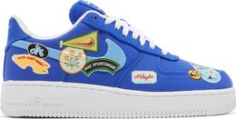 Кроссовки Nike Air Force 1 '07 'Patched Up - Los Angeles', синий dx2304 400 | blue