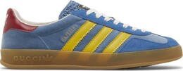 Лимитированные кроссовки Adidas Gucci x Gazelle 'Light Blue Suede', синий hq8851 | light blue suede
