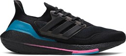 Кроссовки Adidas UltraBoost 21 'Black Active Teal', черный fz1921 | black