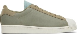 Мужские кроссовки Adidas Superstar, темно-зеленый/белый gy0658 | green