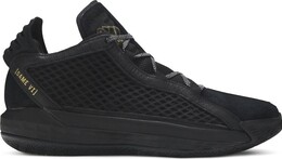 Кроссовки Adidas Dame 6 Leather 'Black Gold', черный fv8627 | black