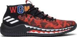Кроссовки Adidas A Bathing Ape x Dame 4 'Red Camo', красный ap9976 | red