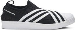 Кроссовки Adidas White Mountaineering x Superstar Slip-On PK 'Black White', черный by2880 | black