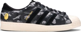 Кроссовки Adidas A Bathing Ape x Undeafeated x Superstar 80s 'Black Camo', черный s74774 | black