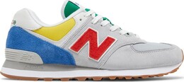 Кроссовки New Balance STAUD x 574 'Rain Cloud Team Red', белый ml574st | white