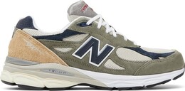 Кроссовки New Balance Teddy Santis x 990v3 Made in USA 'Olive', серый m990to3 | grey