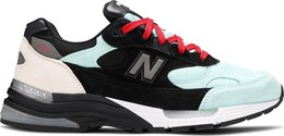 Кроссовки New Balance Amoeba Music x Nice Kicks x 992 Made in USA 'Peace Through Music - Black', бирюзовый m992nk2 | teal