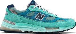 Кроссовки New Balance 992 Made in USA 'Blue Silver Metallic', синий m992tb | blue