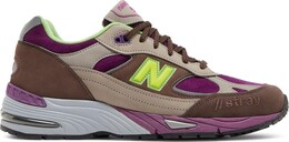 Кроссовки New Balance Stray Rats x 991 Made in England 'Purple Green', фиолетовый m991srg | purple