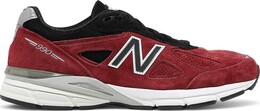 Лимитированные кроссовки New Balance 990v4 Made in USA 'Burgundy', красный m990rb4 | red