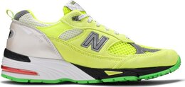 Кроссовки New Balance Aries x 991 Made in England 'Neon Yellow', желтый m991afl | yellow