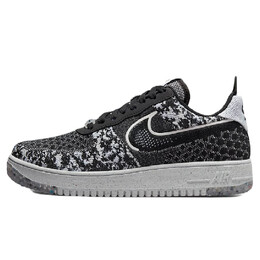 Кроссовки Nike Air Force 1 Crater Flyknit Next Nature, серый/черный dm0590-001