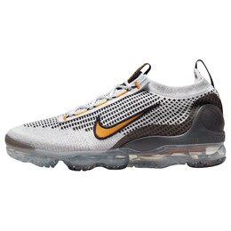 Кроссовки Nike Air VaporMax 2021 Flyknit, белый/черный/оранжевый dm0025 101 | white