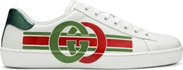 Кроссовки Gucci Ace Interlocking G, белый 576136 a38v0 9062 | interlocking g