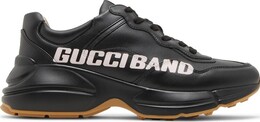 Кроссовки Gucci Rhyton Gucci Band - Black, черный 599145 drw00 1000 | gucci band - black