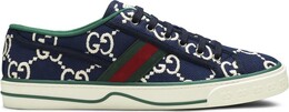 Кроссовки Gucci Tennis 1977 Ink Blue, синий 606111 h0g10 4370 | ink blue