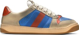 Кроссовки Gucci Screener Blue White, синий 546163 0yi20 9581 | blue white