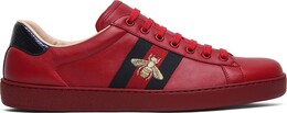 Кроссовки Gucci Ace Embroidered Red Bee, красный 429446 a38g0 6459 | red bee