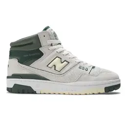 Мужские повседневные кроссовки Retro Basket 650 PREMIUM New Balance, белый/зеленый a48470414 | blanco / verde